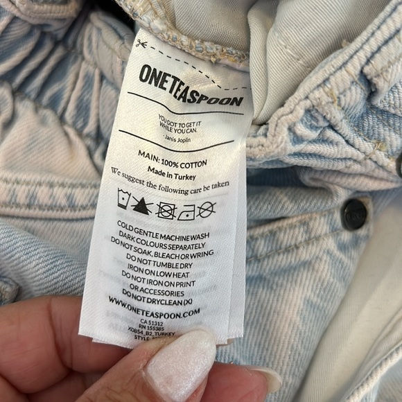 One Teaspoon Purple Haze Pioneer High Waist Vintage Fit Jeans - Picture 10 of 10